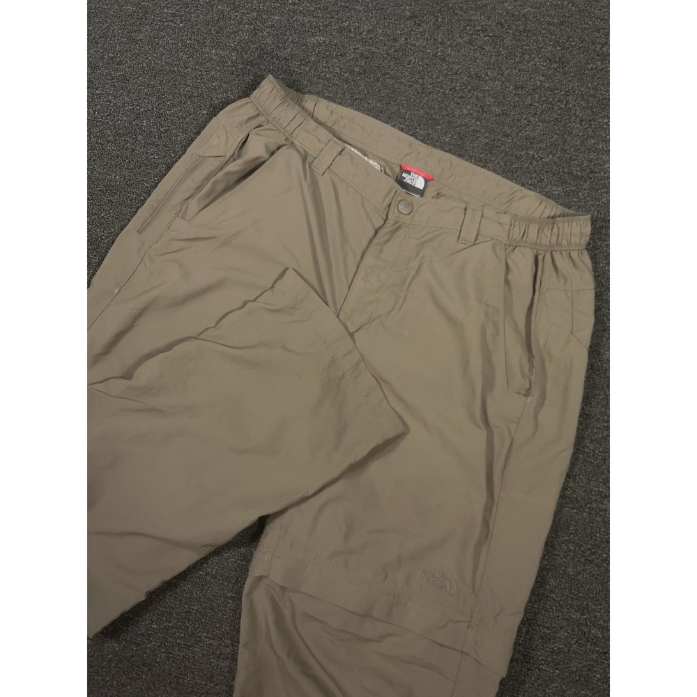 The North Face Pants Men Large Brown Belted Paramount Trail Gorpcore Convertible